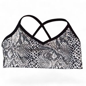 🖤Public Myth Snakeskin Print Sports Bra